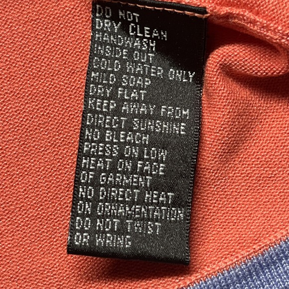 Michael Simon New York Sweater Large Spun Silk Coral Tropical Fish Sequin‎ Bead - Picture 7 of 9